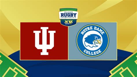 Indiana Vs Notre Dame College Division I Nationals Semifinal Youtube