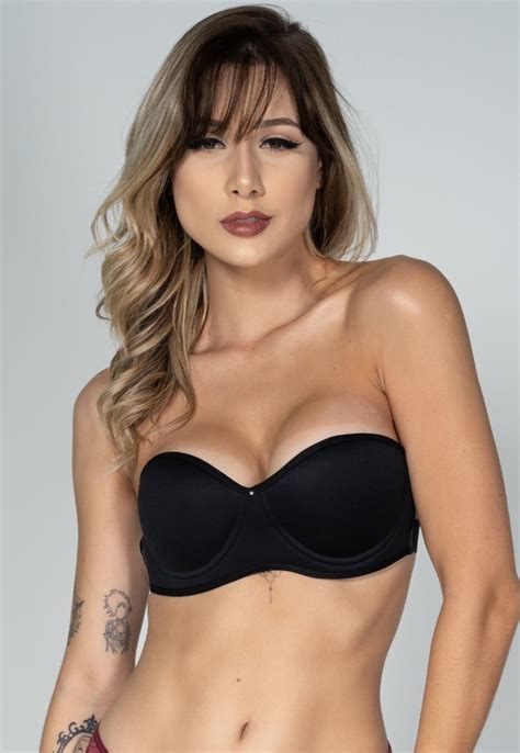Sutiã Feminino WLS Modas Lingerie Bojo Costa Nua Preto Compre Agora Dafiti Brasil