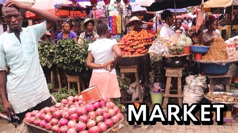 AFRICAN MARKETPLACE SHOPPING Ajah Market Lagos Nigeria Nigerian