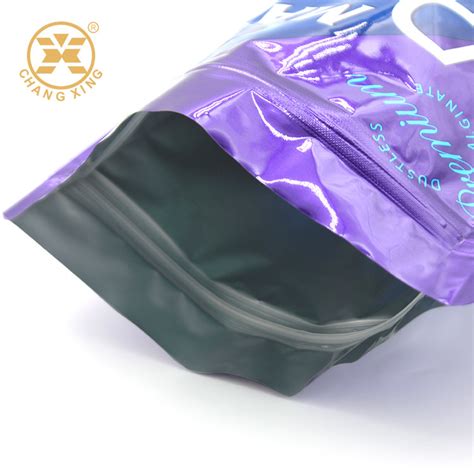 Zipper Closure Stand Up Barrier Pouches Oem Gravure Printing Laminated