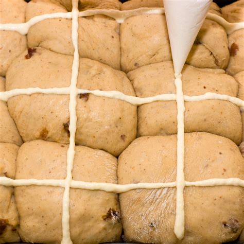 Sourdough Hot Cross Buns With Orange Glaze Easy Recipe Tradition