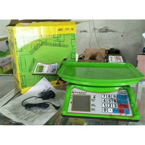 Jual TIMBANGAN DUDUK DIGITAL BUAH 40KG 40 KG PVC NANKAI Shopee