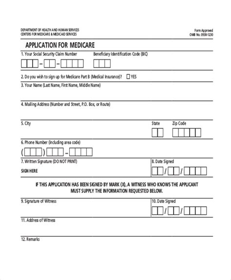 Free 8 Sample Social Security Application Forms In Pdf