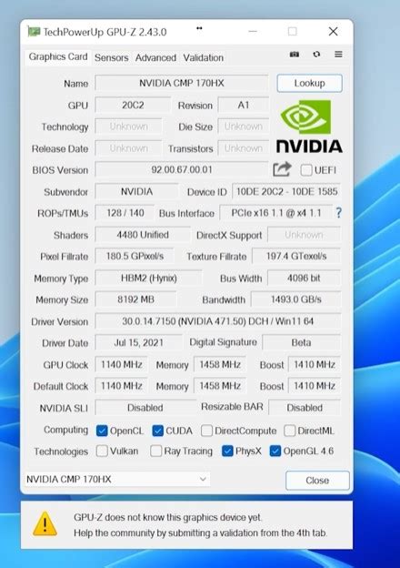 Linus a acquis une NVIDIA CMP 170HX et la présente dans une vidéo