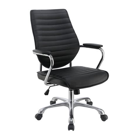 Scott Living Black Contemporary Desk Chair At