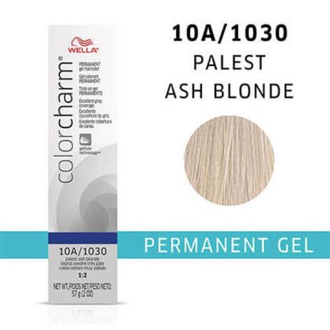 Wella Color Charm 10A Palest Ash Blonde Permanent Hair Colour