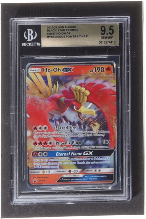 Ho Oh Gx Pokemon Sun And Moon Black Star Promos Sm Bgs