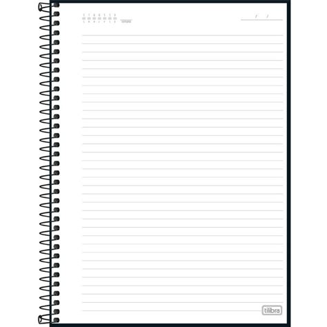 Caderno Executivo Espiral Capa Dura Organizer Fls Tilibra Mega