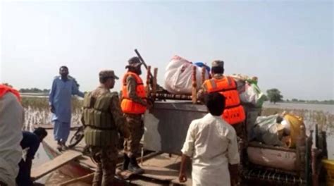 Pak Army Continues Rescue Relief Operation In Flood Inundated Areas