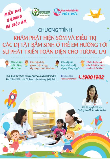 Bệnh Viện Việt Đức Khám Miễn Phí Vẹo Cột Sống Dị Tật Bẩm Sinh ở Trẻ Em