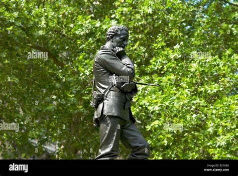 Statue of General Charles George Gordon outside the Ministry of Defence in London UK Stock Photo ...