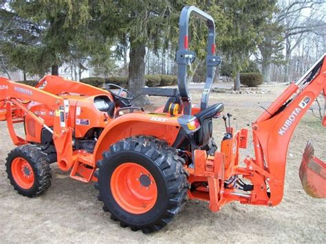 2012 Kubota L3800 4wd Loader Backhoe Forks