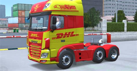 Truckers Of Europe 3 Daf XF Skin DHL Apendi Skins