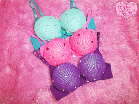 Mermaid Bra Mermaid Shell Bra Seashell Bra