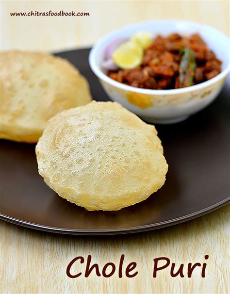 Chola Poori Recipe – How To Make Chola Puri | Chitra's Food Book