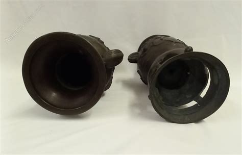 Antiques Atlas Pair Meiji Period Bronze Vases