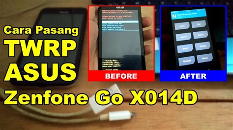 Cara Pasang Twrp Asus Zenfone Go X D Youtube