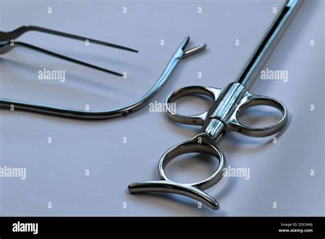 Otolaryngology Tools Medical Instruments For ENT Specialist Stock