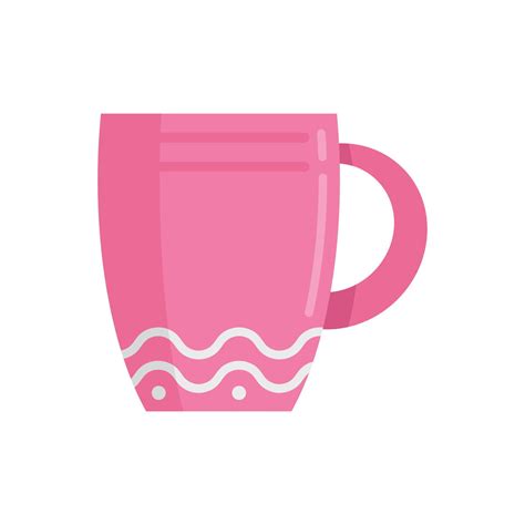 Breakfast Mug Icon Flat Vector Tea Cup 17336750 Vector Art At Vecteezy