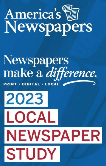 America’s Newspapers releases 2023 Local Newspaper Study | America's ...