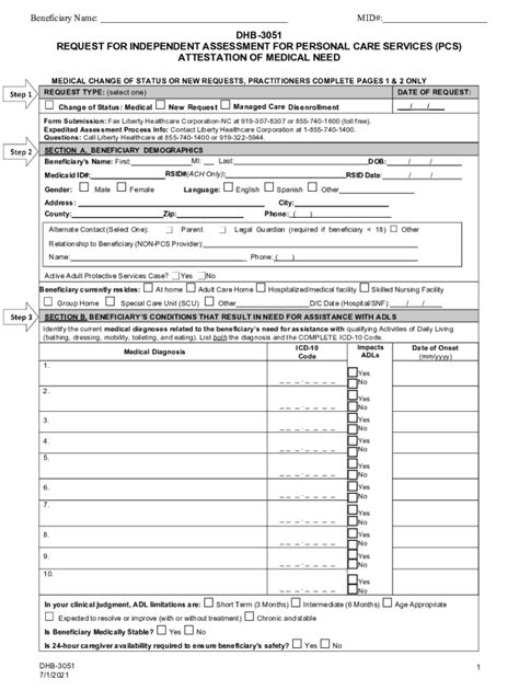 Fillable Online Dhb 3051 Form And Instructionspdf Fax Email Print Pdffiller