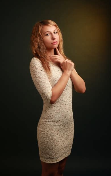 Woman Portrait Blonde Dress Free Stock Photo Public Domain Pictures