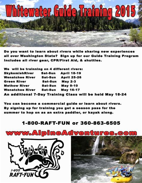 White Water River Rafting Trips, Adventures, and Tours near Seattle ...