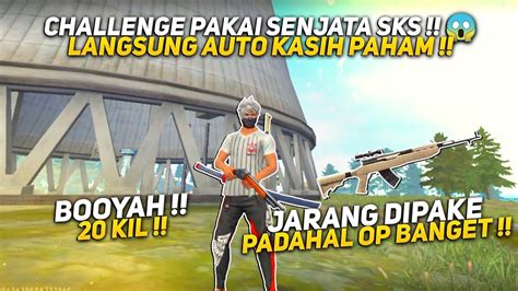 20 KIL SOLO VS SQUAD PAKE SENJATA SKS LANGSUNG AUTO KASIH PAHAM