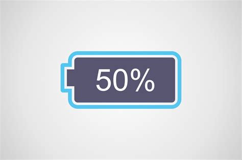 Half Battery Icon Graphic By Jm Graphics · Creative Fabrica