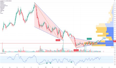 stock price  chart nyses tradingview