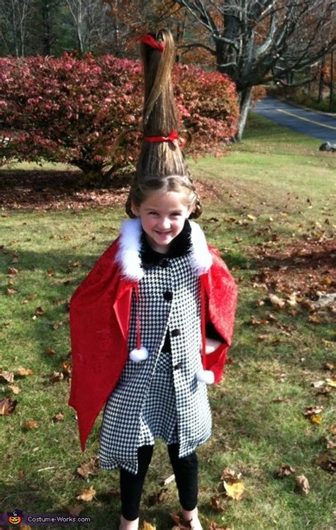 Creative Homemade Cindy Lou Who Costume