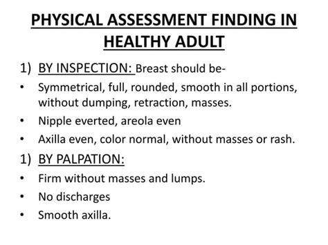 Breast Self Examination Bse Ppt