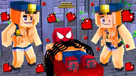 O HOMEM ARANHA Acordou PRESO As POLICIAIS LINDAS No Minecraft YouTube