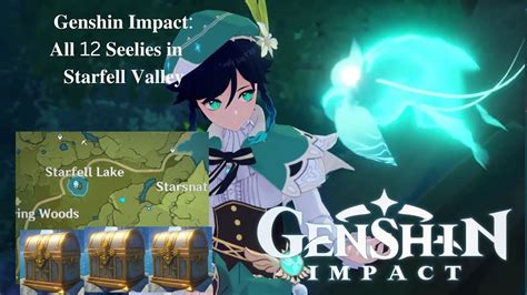 Genshin Impact All 12 Seelies In Starfell Valley YouTube