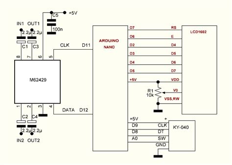 Регулятор громкости M62429 Arduino rcl radio ru