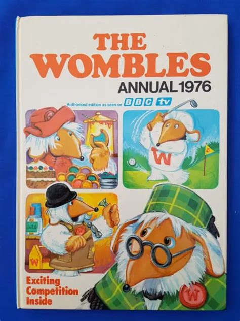 The Wombles Annual 1976 Authorised Addition By Bbc Tv £750 Picclick Uk