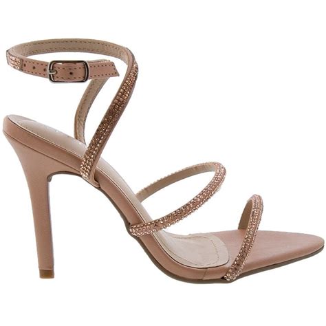 Sand Lia Via Marte Salto Fino Strass Nude