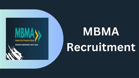 Mbma Recruitment 2024 Apply Online For Jobs Notification