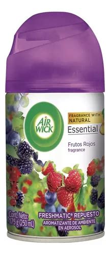 Repuesto Aromatizante Air Wick Freshmatic Frutos Rojos En Aerosol Ml