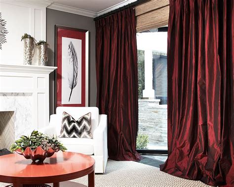 20 Curtains For Burgundy Walls The Urban Decor