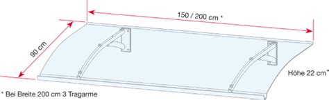 Gutta Vordach Pultvordach Pt Secco Edelstahl Optik X X Cm