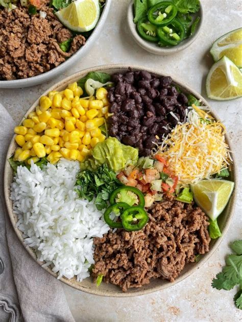 Beef Burrito Bowl Recipe Thechowdown