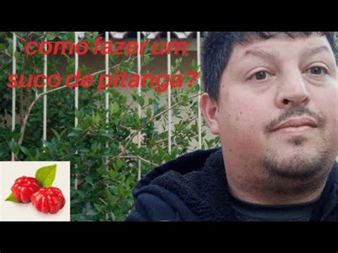 Como Fazer Suco De Pitanga YouTube