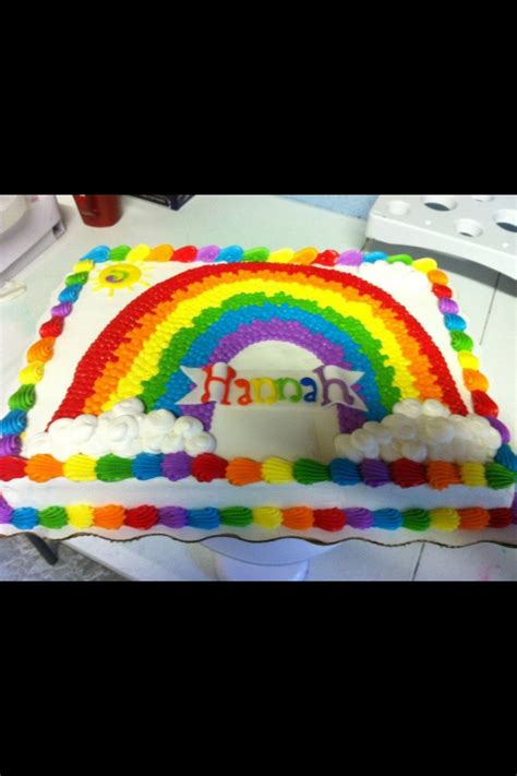 Rainbow Cake Rainbow Birthday Cake Birthday Cake Decorating Birthday Sheet Cakes