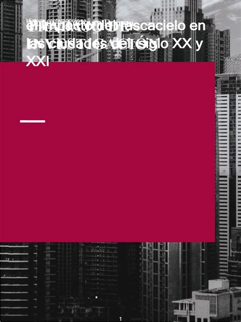 El Impacto De Los Rascacielos En Las Ciudades Del Siglo Xx Y Xxi Download Free Pdf Economias