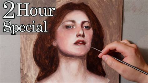 Portrait Painting Tutorial Classical Acrylic Painting 2 Hour