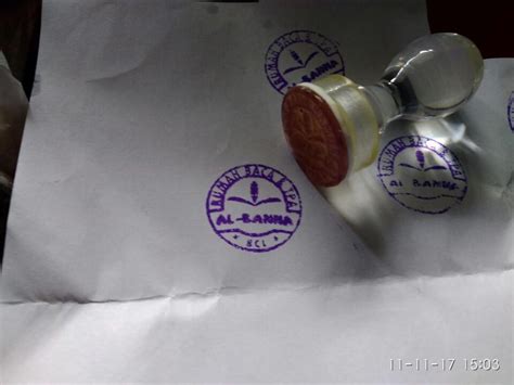 Stempel Runaflex, Jasa pembuatan stempel bantalan ~ Kenanga Kreasindo