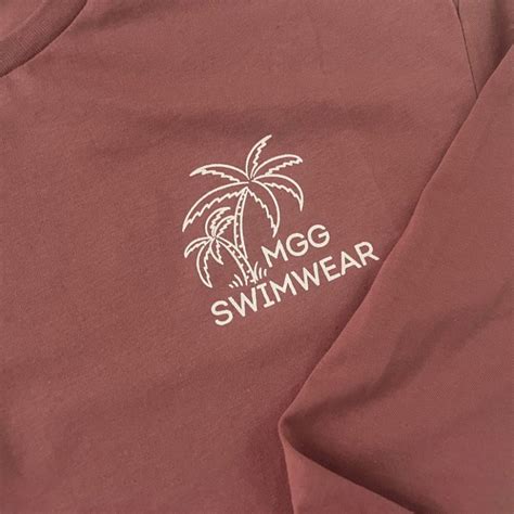 Mauve Bikini Winner Long Sleeve Crop Top Micro Gigi