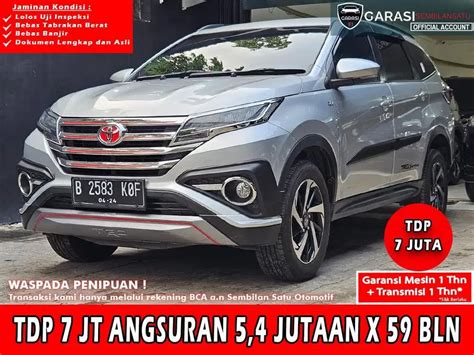 TDP 7 Jt Toyota Allnew Rush S TRD Sportivo AT 2019 Km Low Mobil