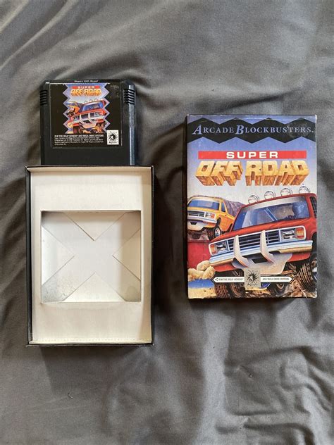 Super Off Road Sega Genesis Game And Box Tested Authentic Ebay